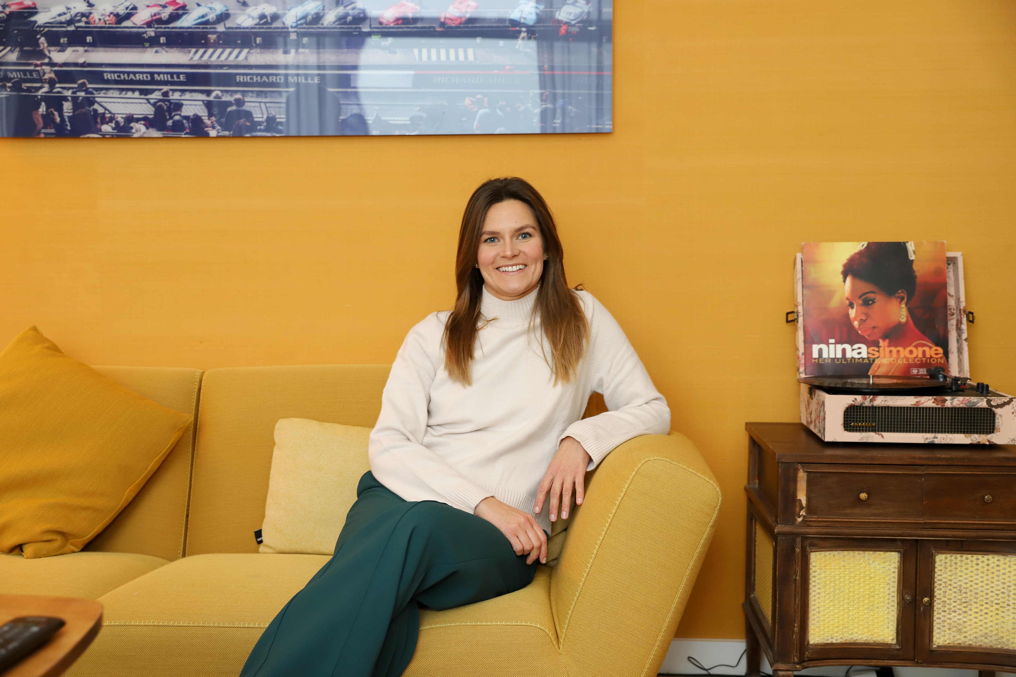 Marta at her studio