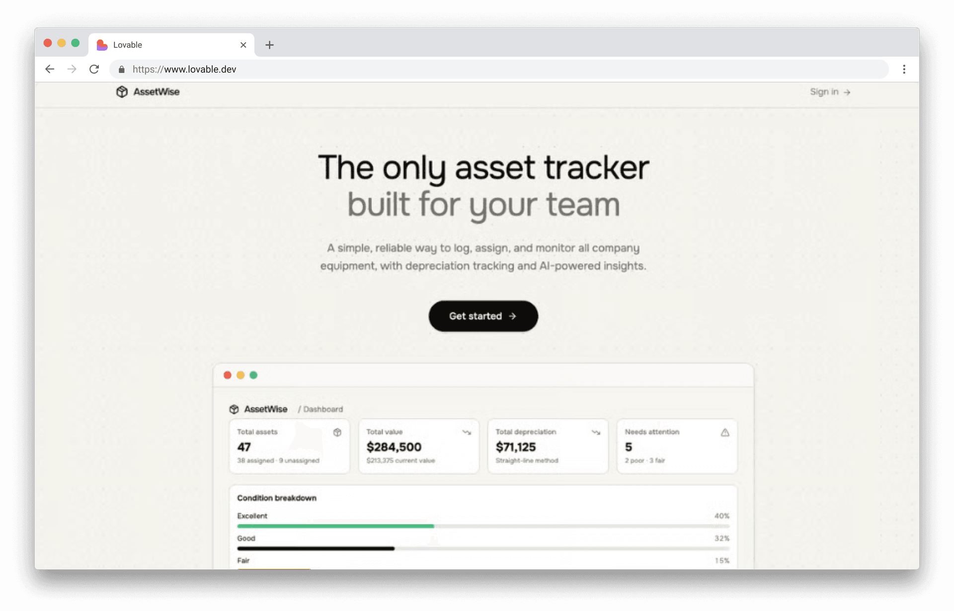 Tools & dashboards